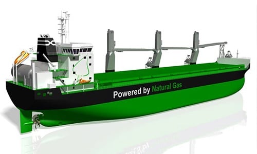 New LNG-fueled dry bulk cargo vessels launched